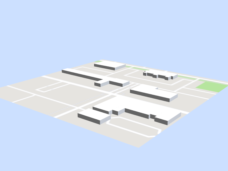 Scale architectural model of Clovis Tourist Info & Visitors