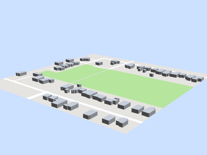 Scale architectural model of Maple School Natural Area