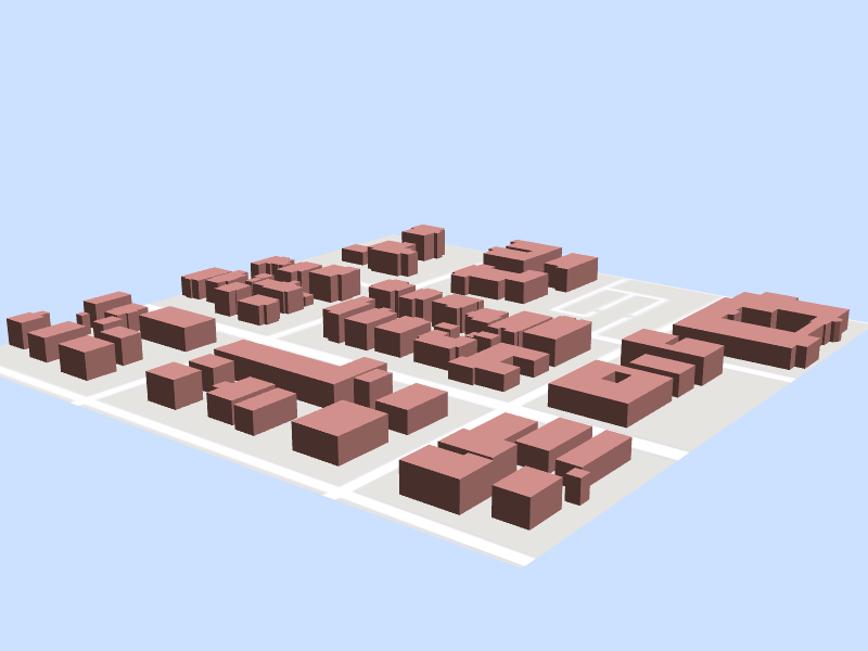 Scale architectural model of Portland