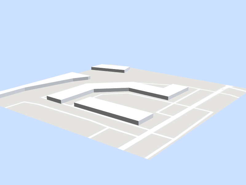 Scale architectural model of Ultimate Escape Game Dallas