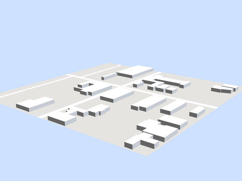 Scale architectural model of Ventura Visitors and Convention Bureau