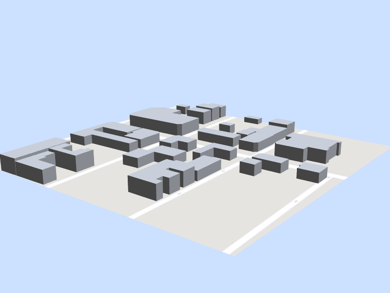 Scale architectural model of Wynwood Walls